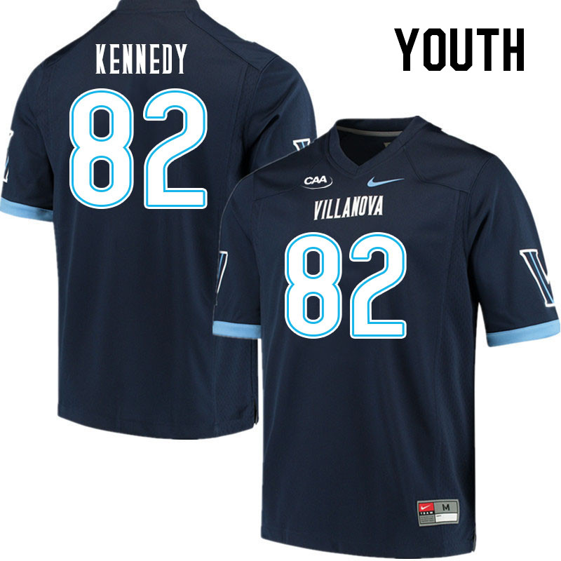 Youth #82 Ryan Kennedy Villanova Wildcats College Football Jerseys Stitched Sale-Navy